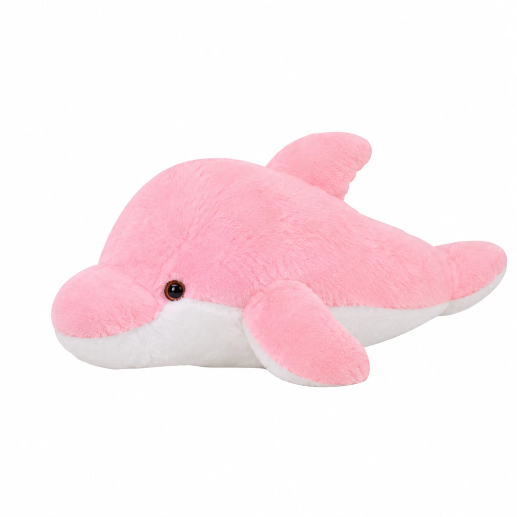 Dolphin Plush with LED Light Feature in Multiple Colors - Pink