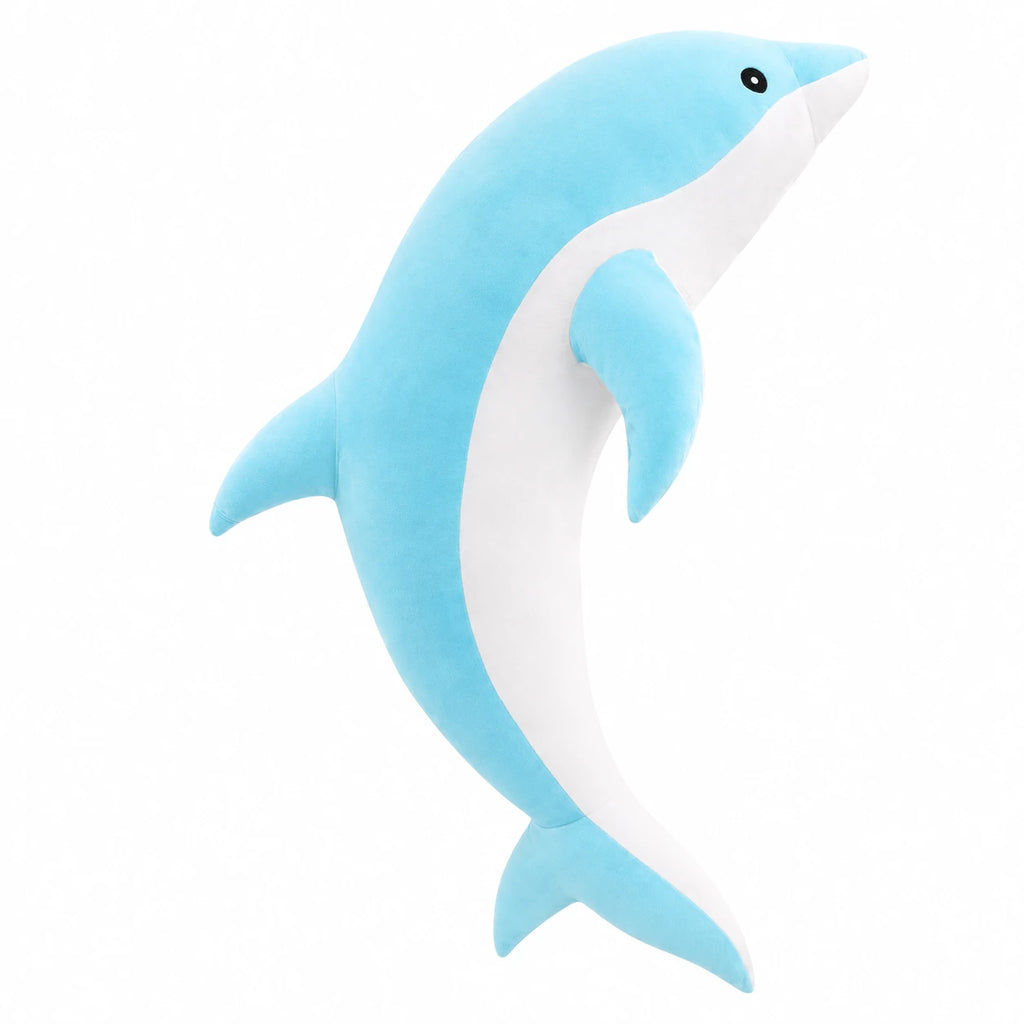 Dolphin Plush with Soft Cotton Fill and Cuddly Shape - Blue / 63in / 160cm … (7 tailles)