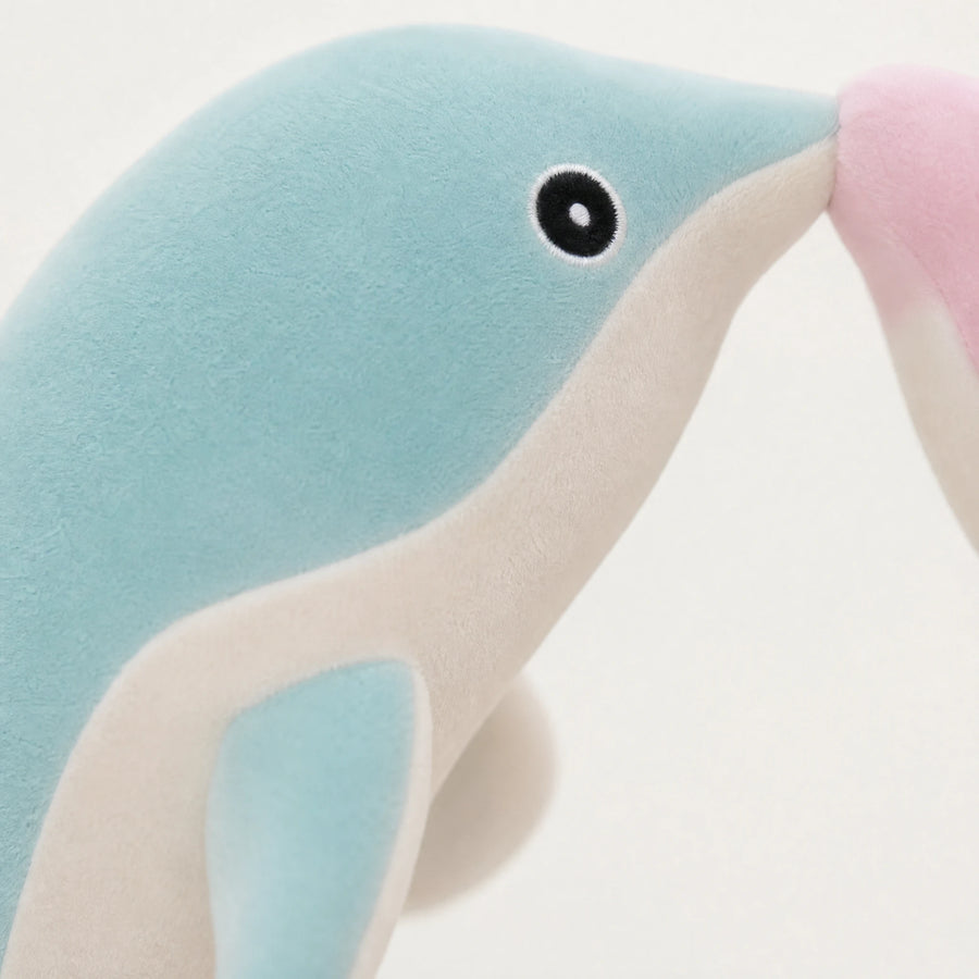 Dolphin Plush with Soft Cotton Fill and Cuddly Shape - Détail matière