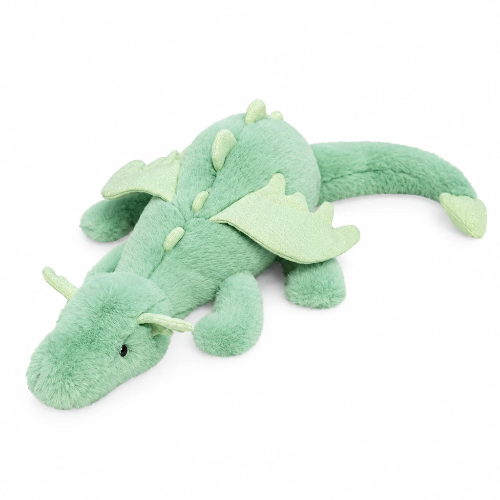 Dragon Plush Toy with Wings and Spikes, Soft Cuddly Design - Lime / 19.5in / 50cm … (3 tailles)