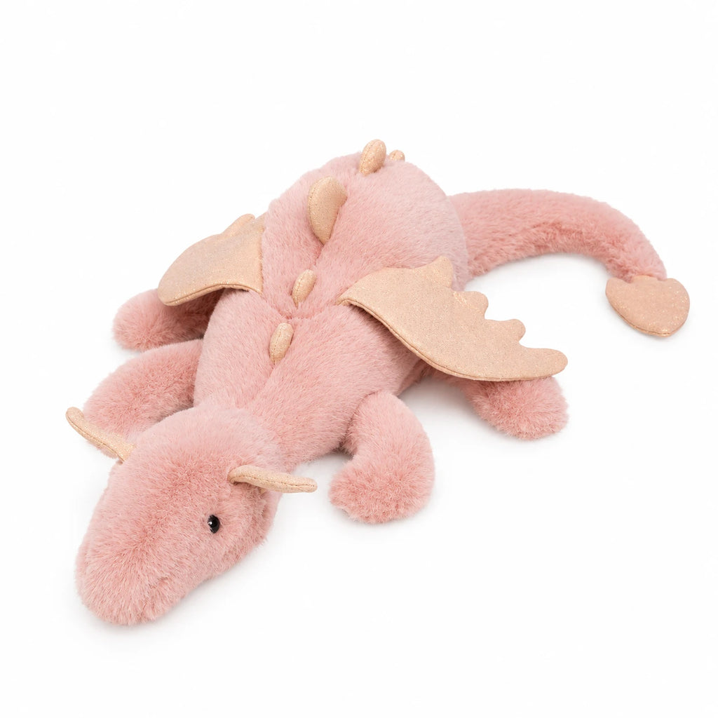 Dragon Plush Toy with Wings and Spikes, Soft Cuddly Design - Pink / 19.5in / 50cm … (3 tailles)