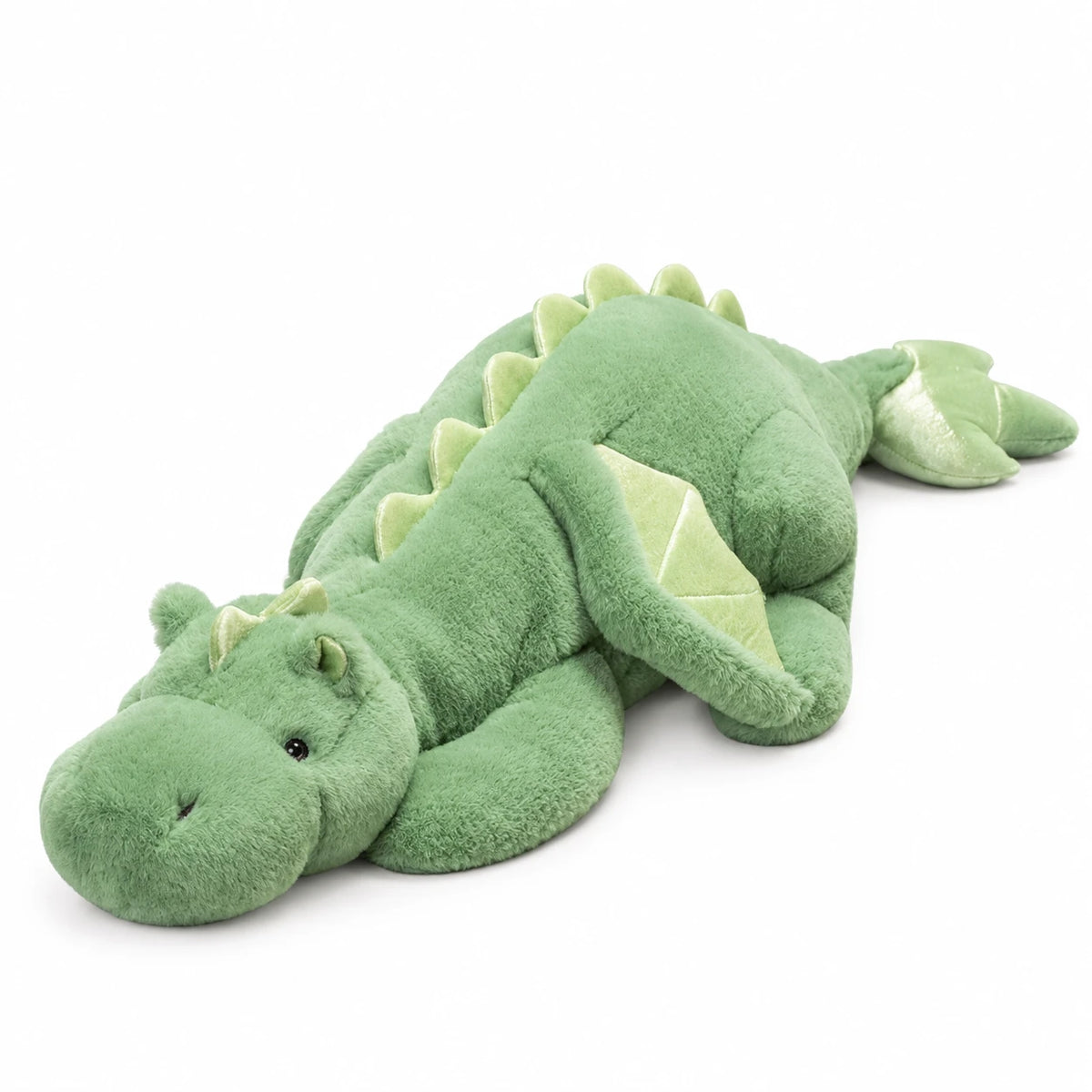 Dragon Plush with Soft Wings and Long Body Design - Green / 35in / 90cm · Green / 39in / 100cm