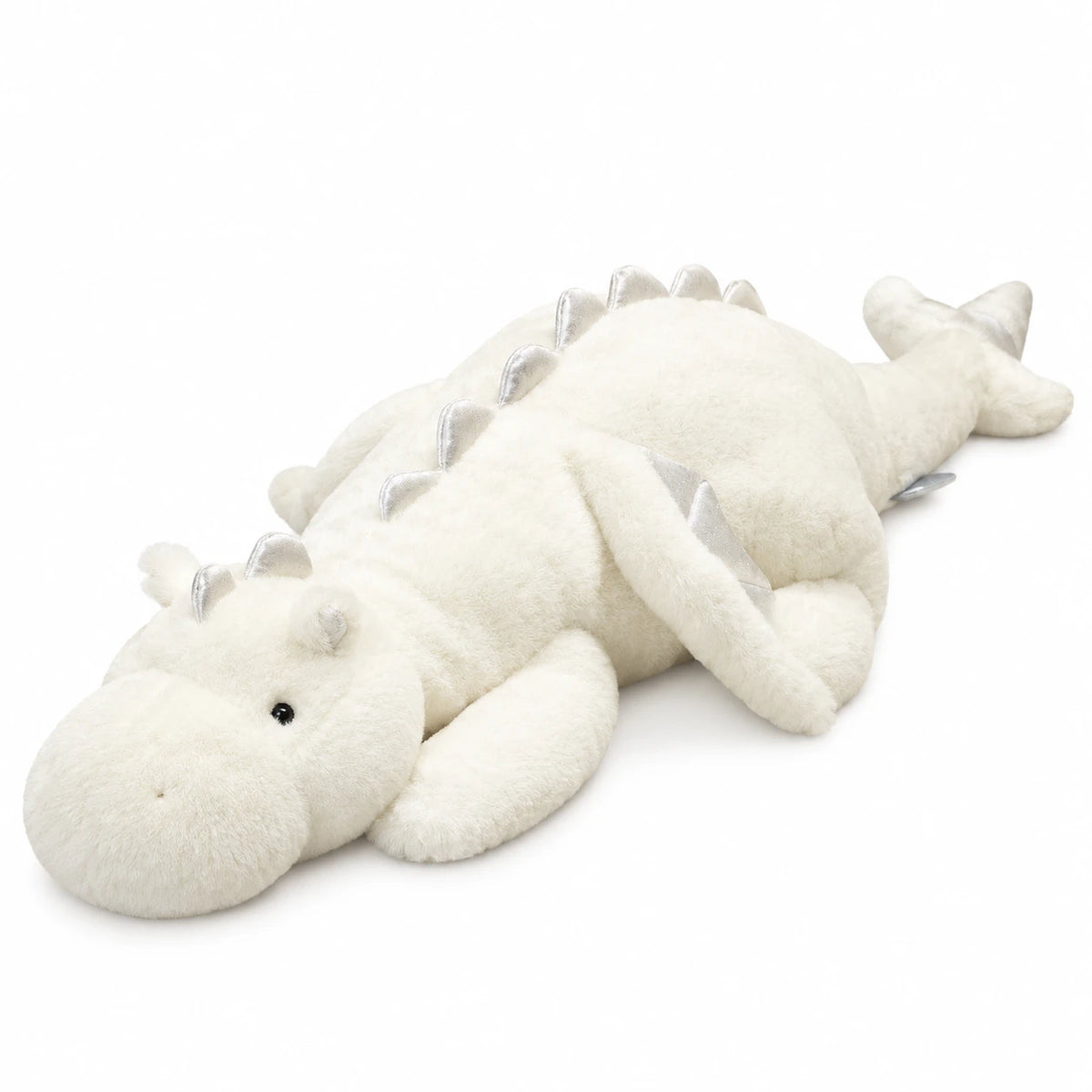Dragon Plush with Soft Wings and Long Body Design - White / 35in / 90cm · White / 39in / 100cm