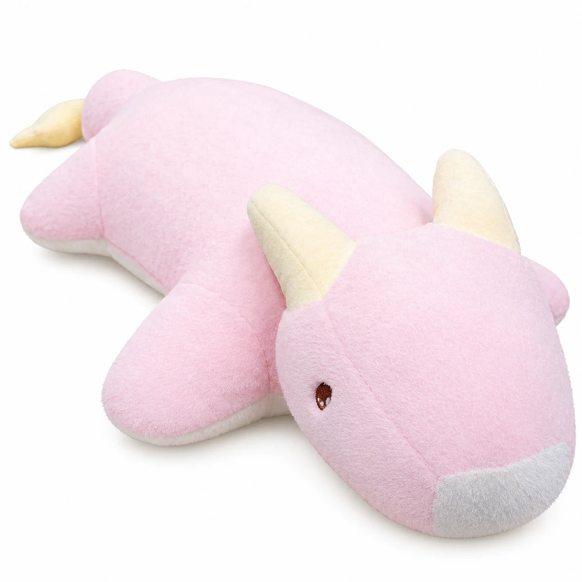 Dragon Plush with Star Tail and Pastel Colors - Pink / 43in / 110cm … (3 tailles)