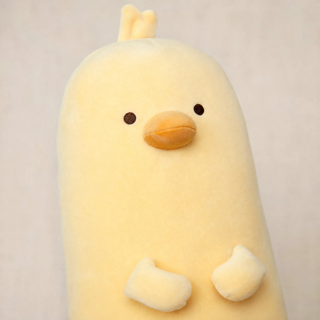 Duck Body Pillow with Soft Plush and Feet - Détail matière