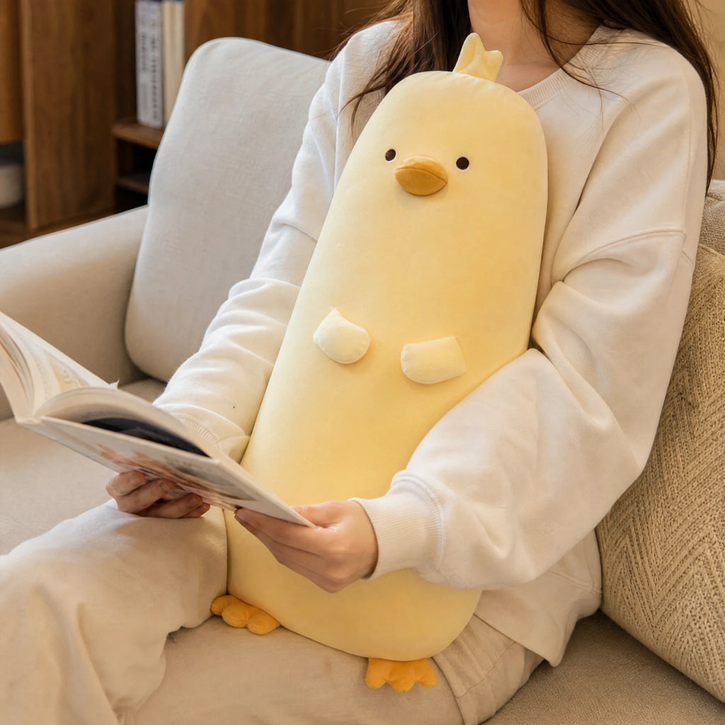Duck Body Pillow with Soft Plush and Feet - Utilisation du produit