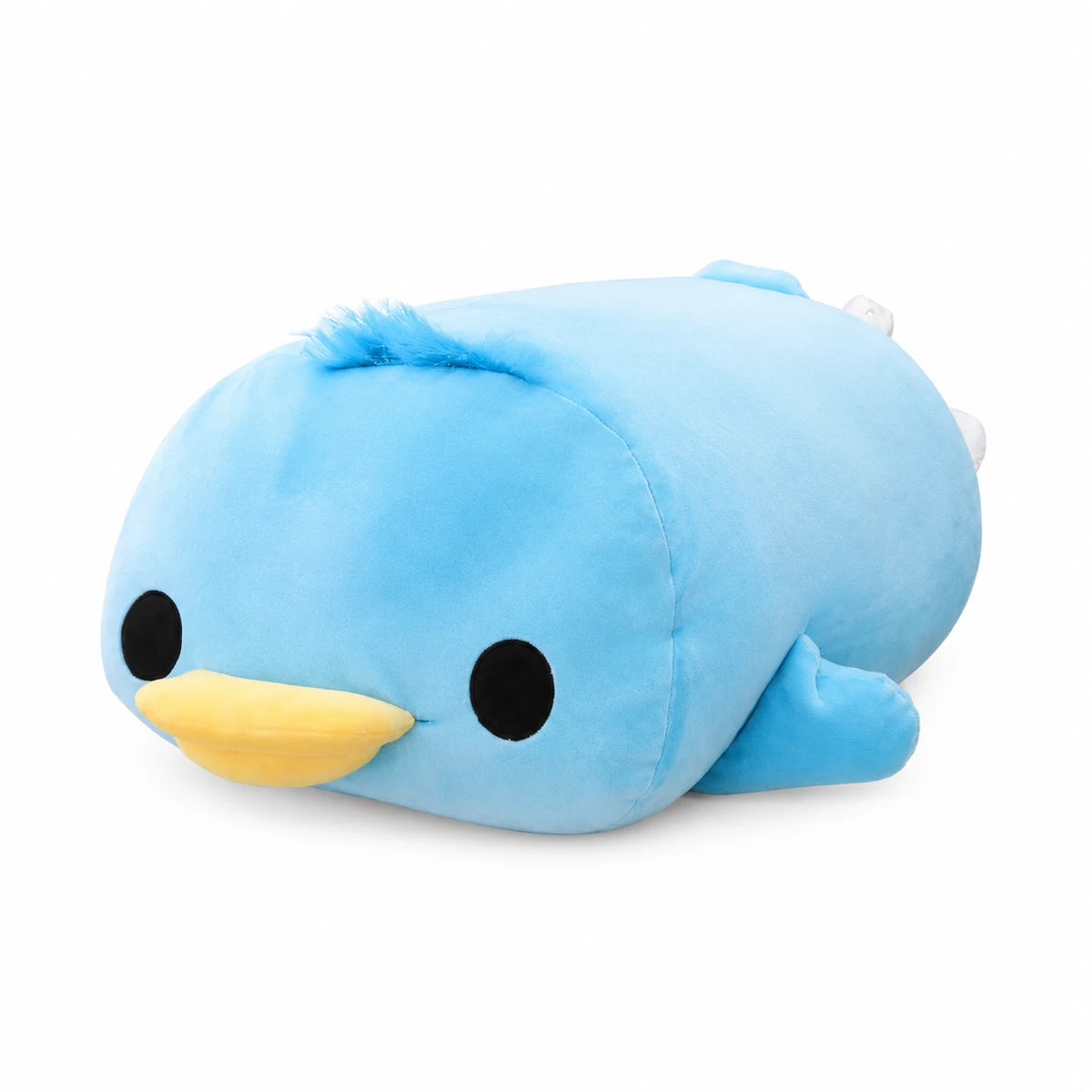 Duck Plush Pillow in Laying Pose - 19.5in / 50cm / Blue · 15.5in / 40cm / Blue
