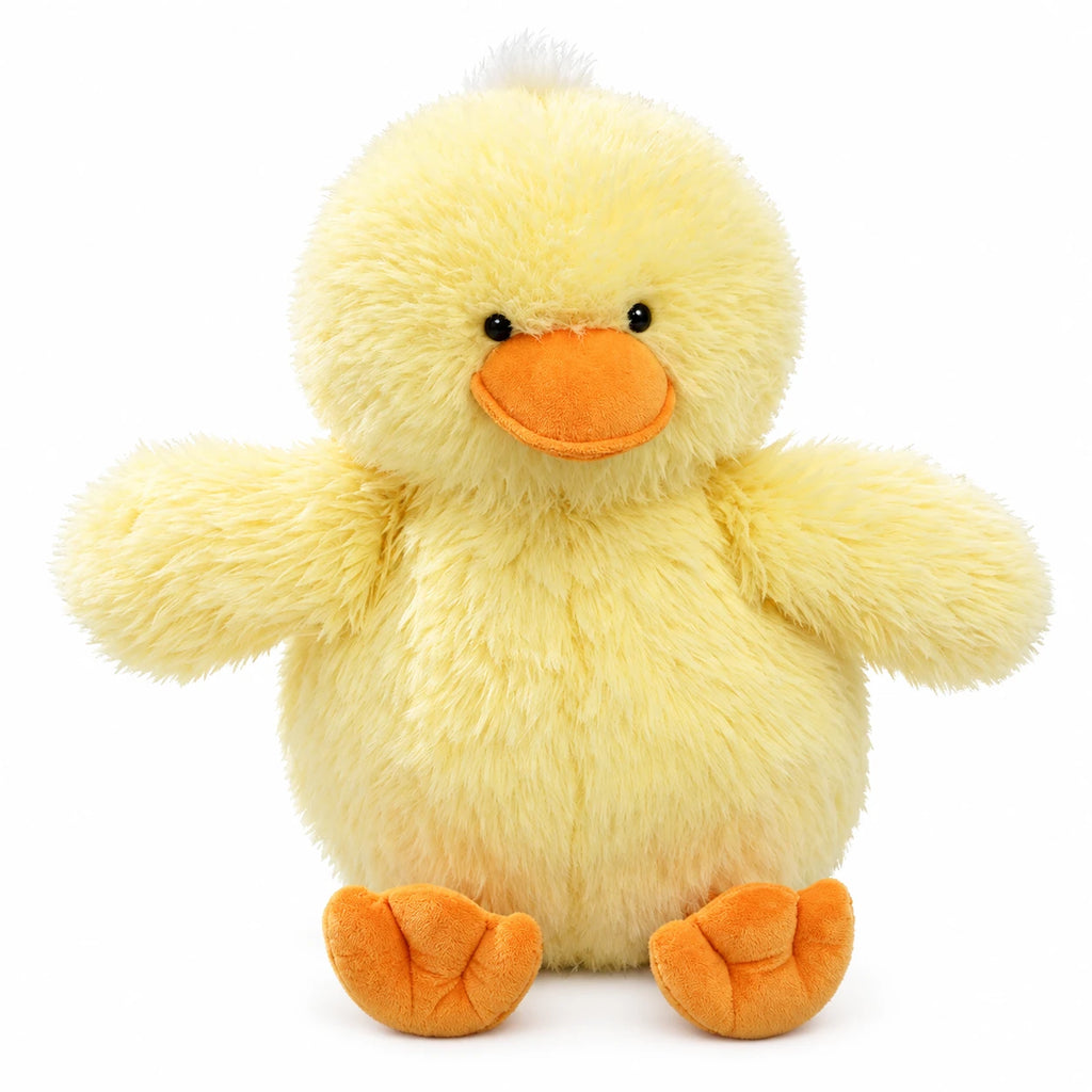 Duck Plush Toy, Chubby Fluffy Duckling in Yellow or White - Yellow / 20in / 50cm · Yellow / 14in / 35cm