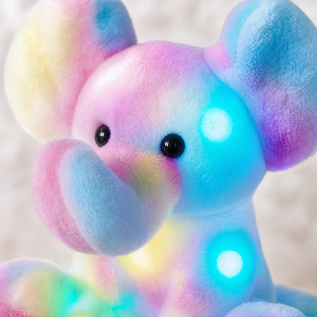 Elephant Plush Nightlight with Music and LED Glow - Détail matière