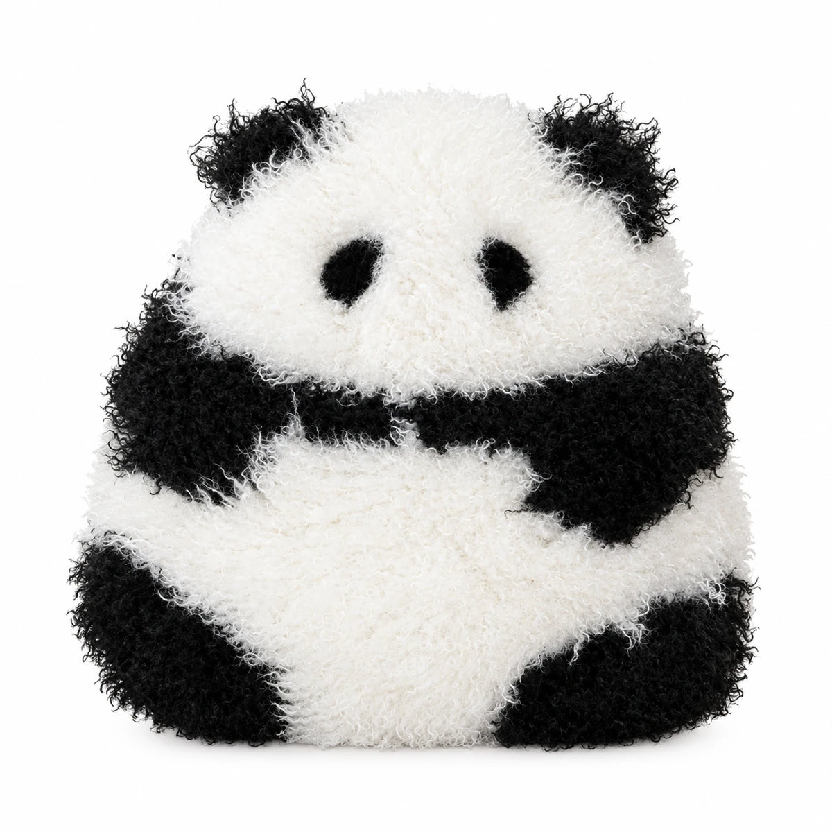 Fluffy Animal Pillow Plush – Panda or Hedgehog Design - Panda