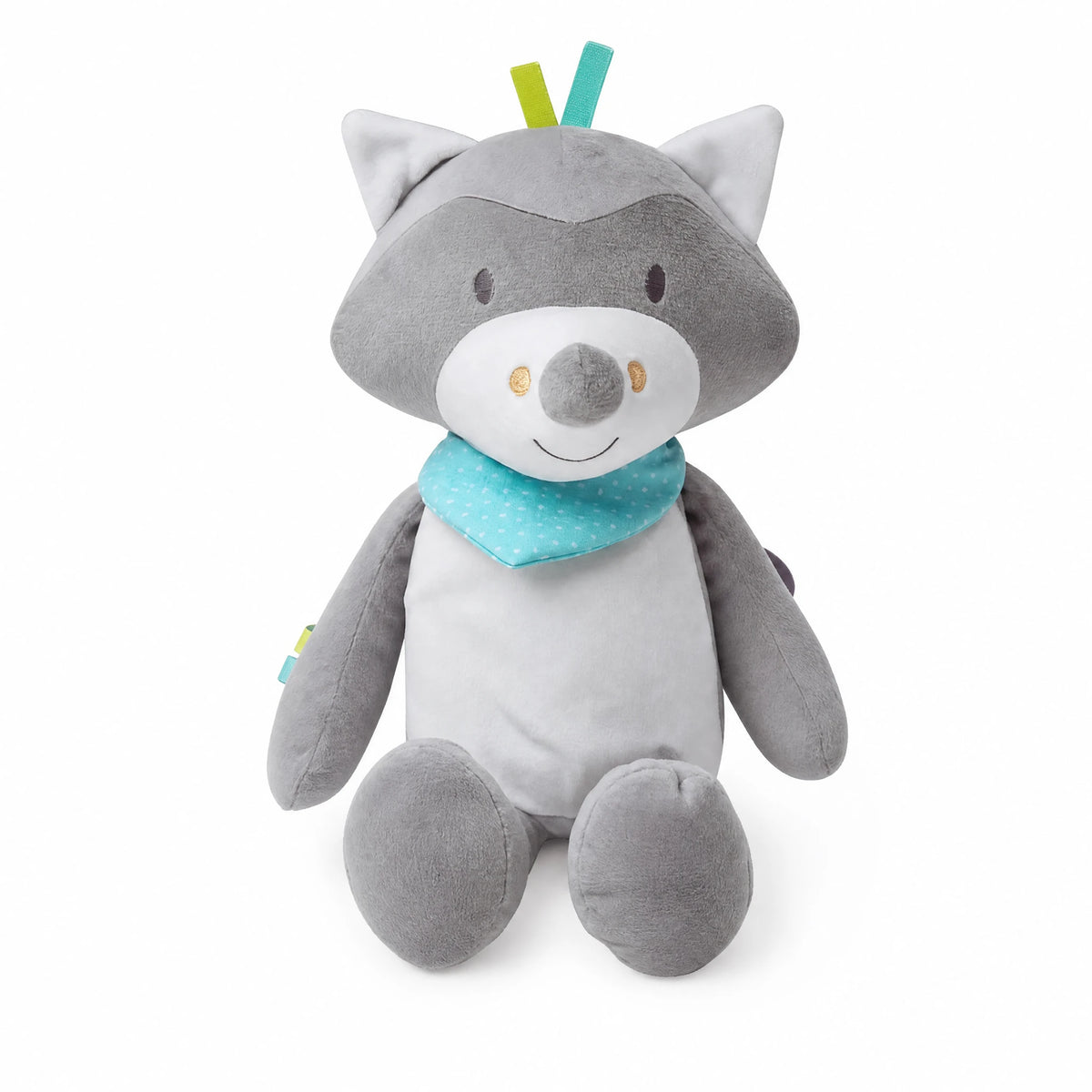 Fox Plush Night Light with Soothing Music - 34cm - Fond blanc