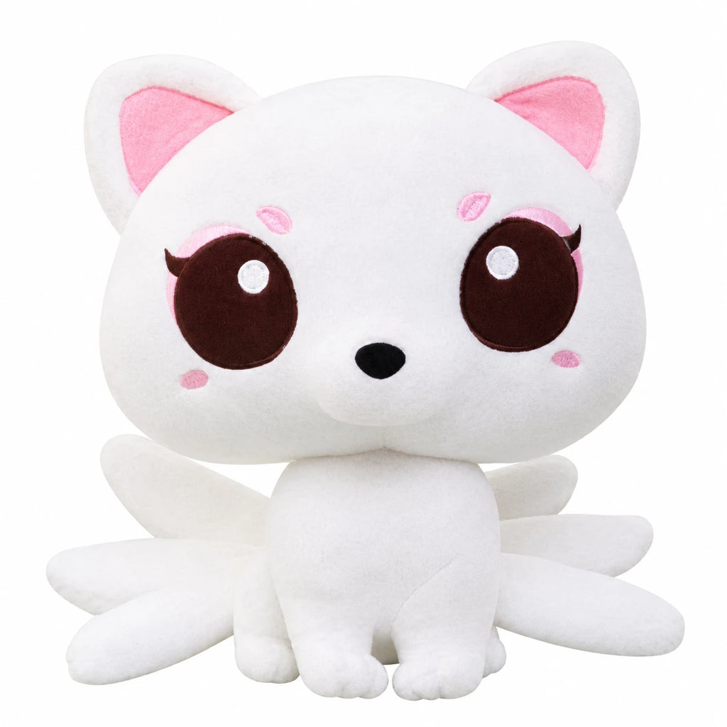 Fox Plush Winged Fantasy Character with Big Eyes - 15.5in / 40cm · 12in / 30cm · 8in / 20cm