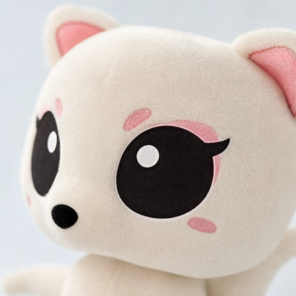 Fox Plush Winged Fantasy Character with Big Eyes - Détail matière