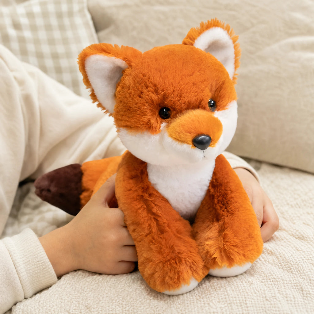 Fox Plush with Big Black Eyes and Soft Orange Fur - Utilisation du produit