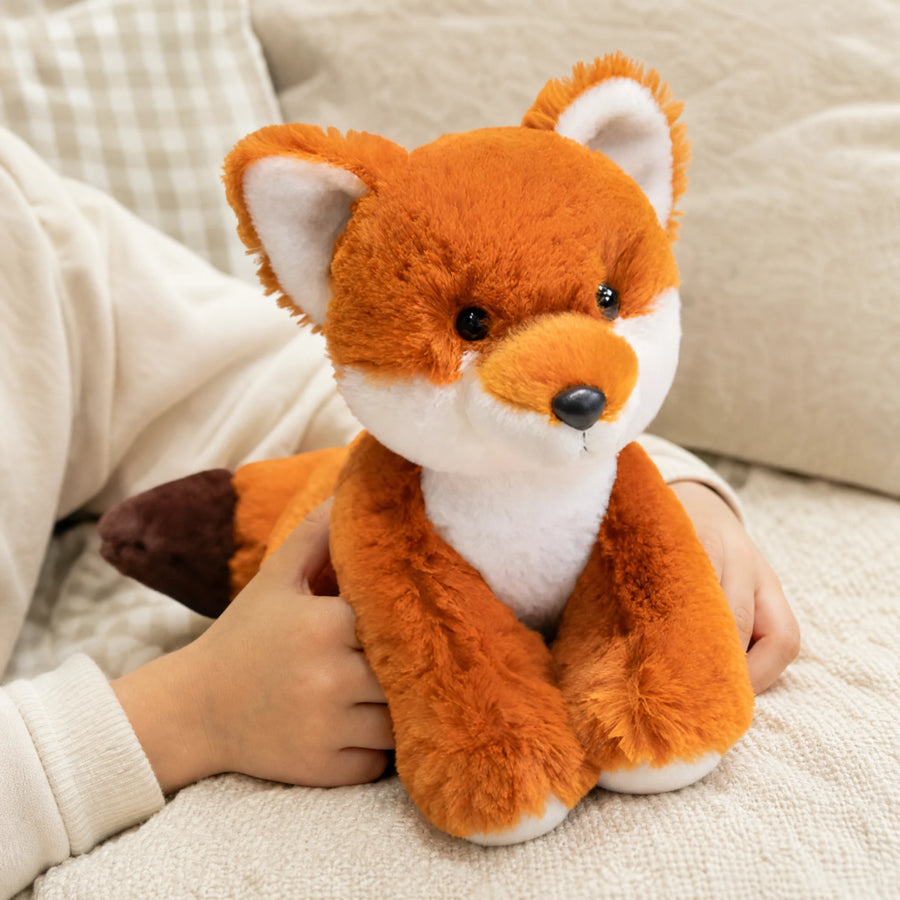 Fox Plush with Big Black Eyes and Soft Orange Fur - Utilisation du produit