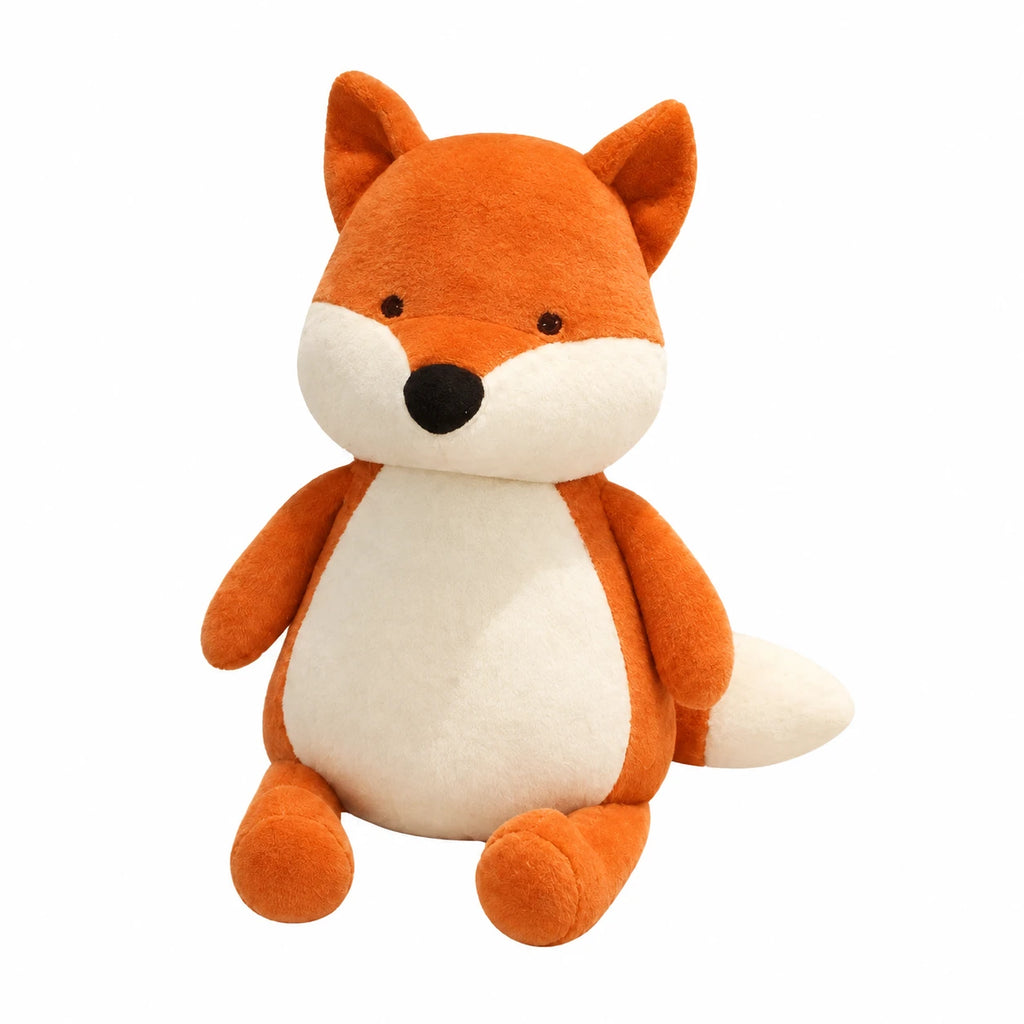 Fox Plush with Orange and Cream Colored Coat - 14in / 35cm · 19.5in / 50cm · 27.5in / 70cm