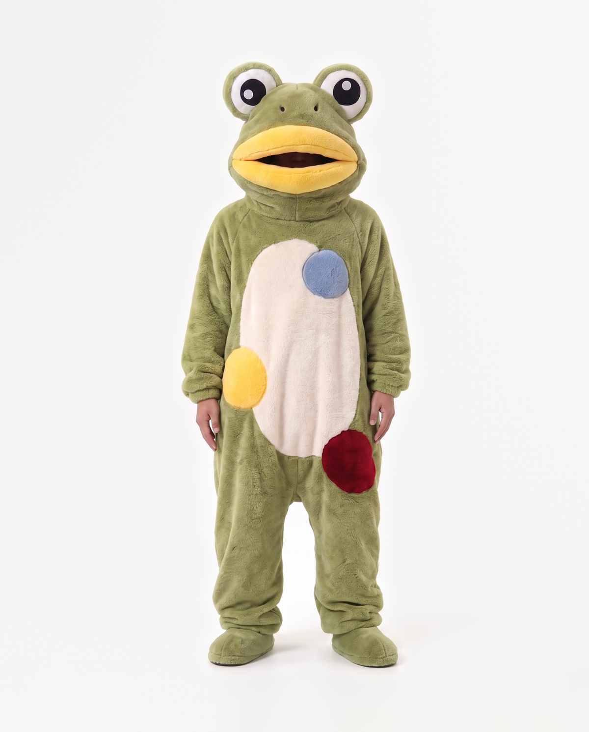 Frog Onesie, front view