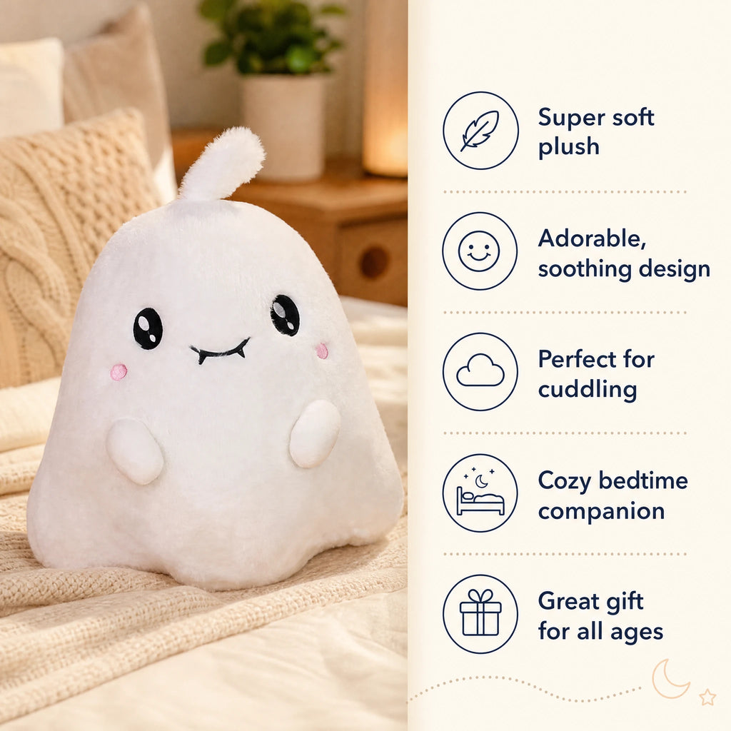 Ghost Plush with Kawaii Grim Reaper Design for Halloween - Bénéfices produit