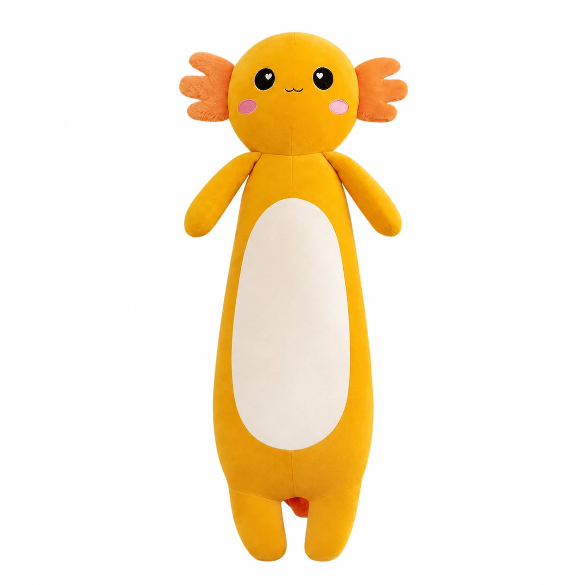 Giant Axolotl Plush with Soft Huggable Body - Orange / 29.5in / 75cm · Orange / 33.5in / 85cm