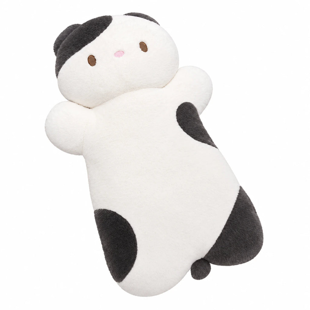Giant Cat Plush with Cuddly Shape and Soft Fabric - Black / 19in / 50cm · Black / 39in / 100cm