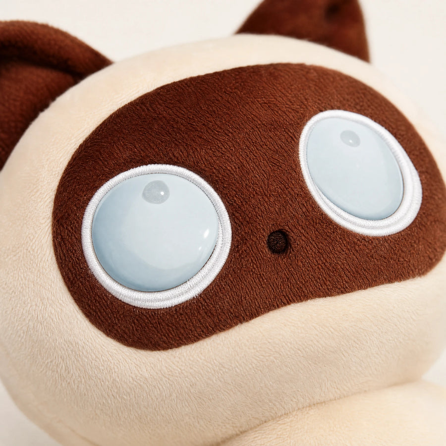 Giant Cat Plush with Oversized Eyes – 51 Inch Cuddle Companion - Détail matière