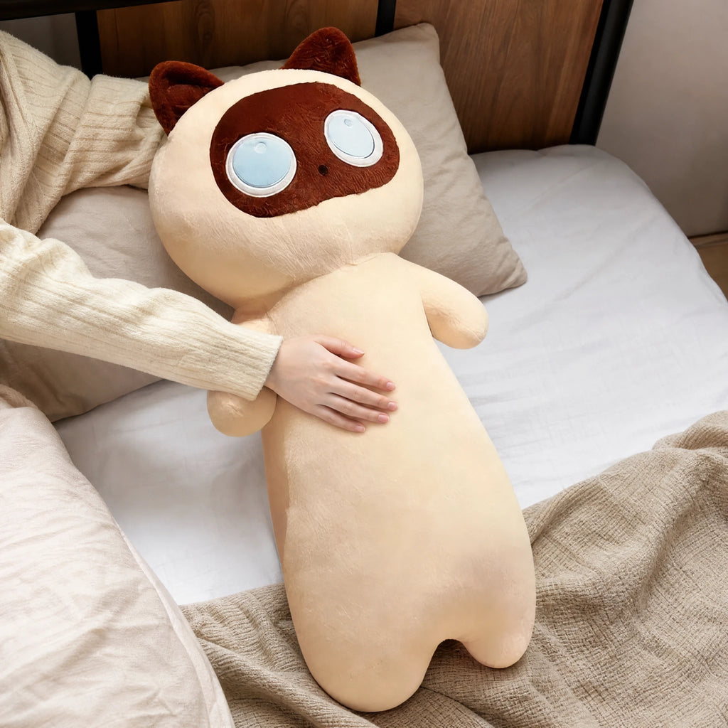 Giant Cat Plush with Oversized Eyes – 51 Inch Cuddle Companion - Utilisation du produit