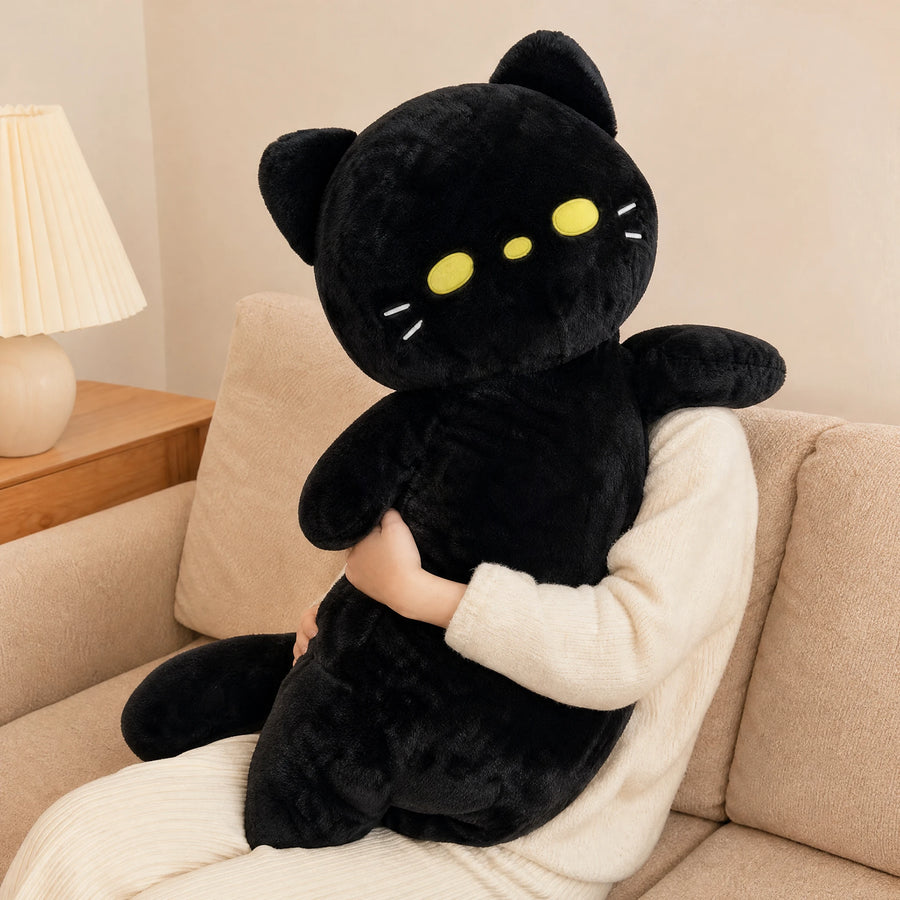 Giant Cat Plush with Ultra-Long Huggable Body - Utilisation du produit