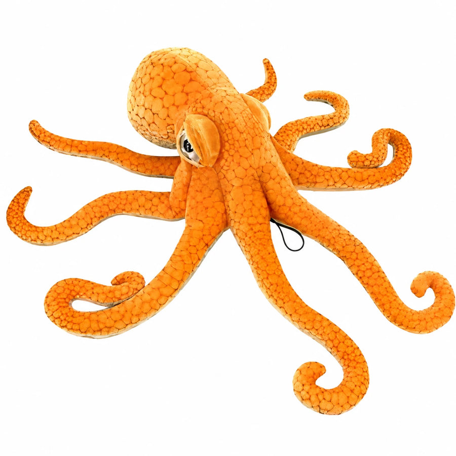 Giant Octopus Plush with Lifelike Textured Tentacles - 21.5in / 55cm · 31.5in / 80cm