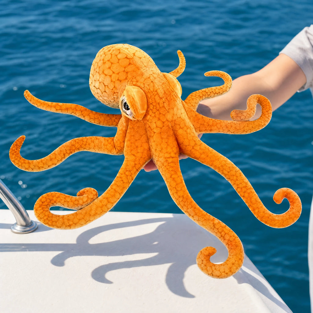 Giant Octopus Plush with Lifelike Textured Tentacles - Utilisation du produit