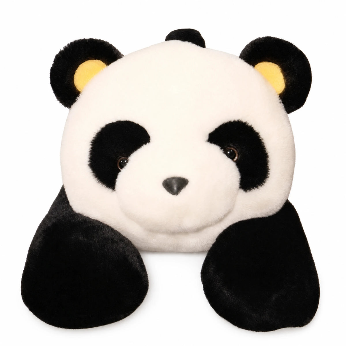 Giant Panda Plush with Classic Black and White Colors - Fond blanc
