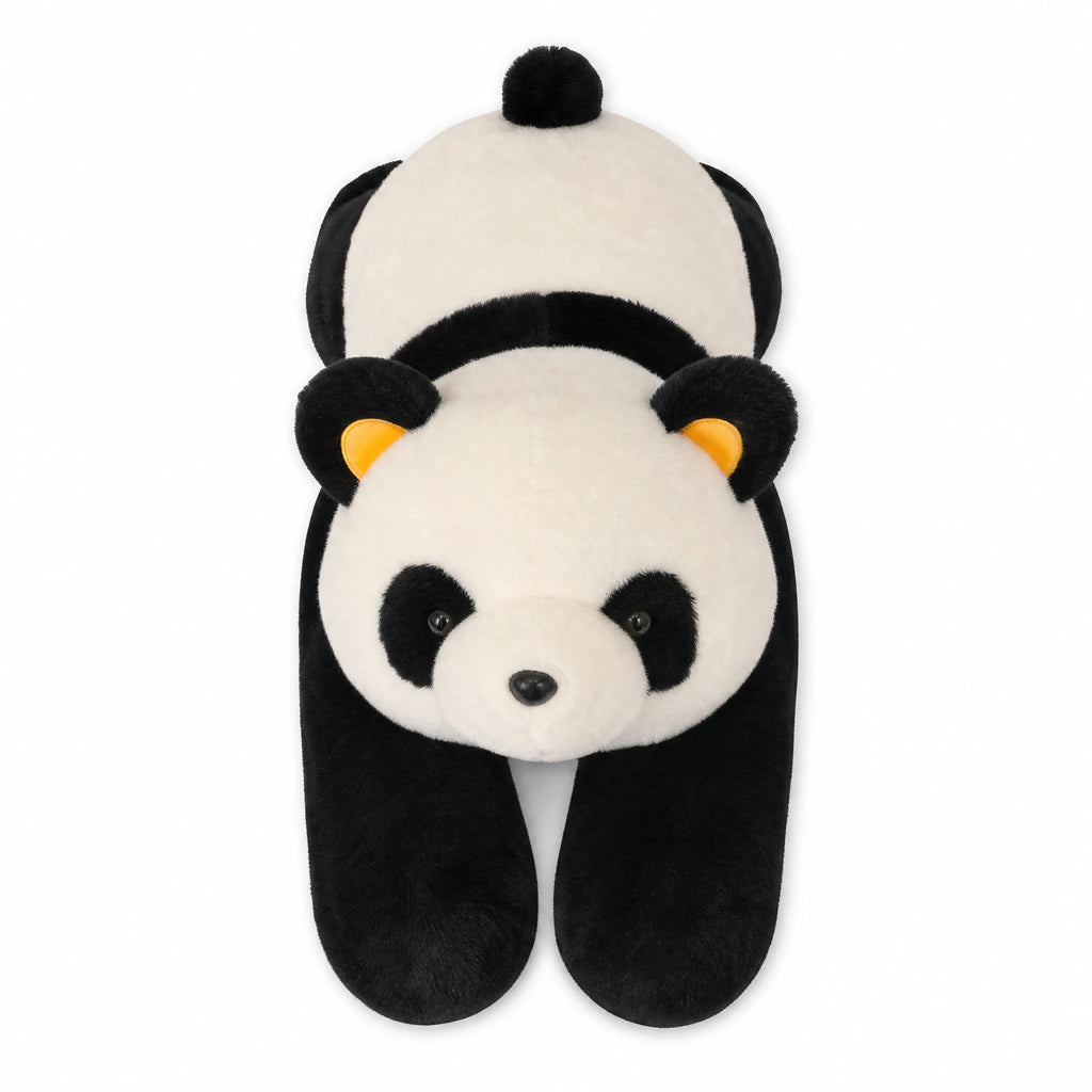Giant Panda Plush with Weighted Comfort Design - Fond blanc