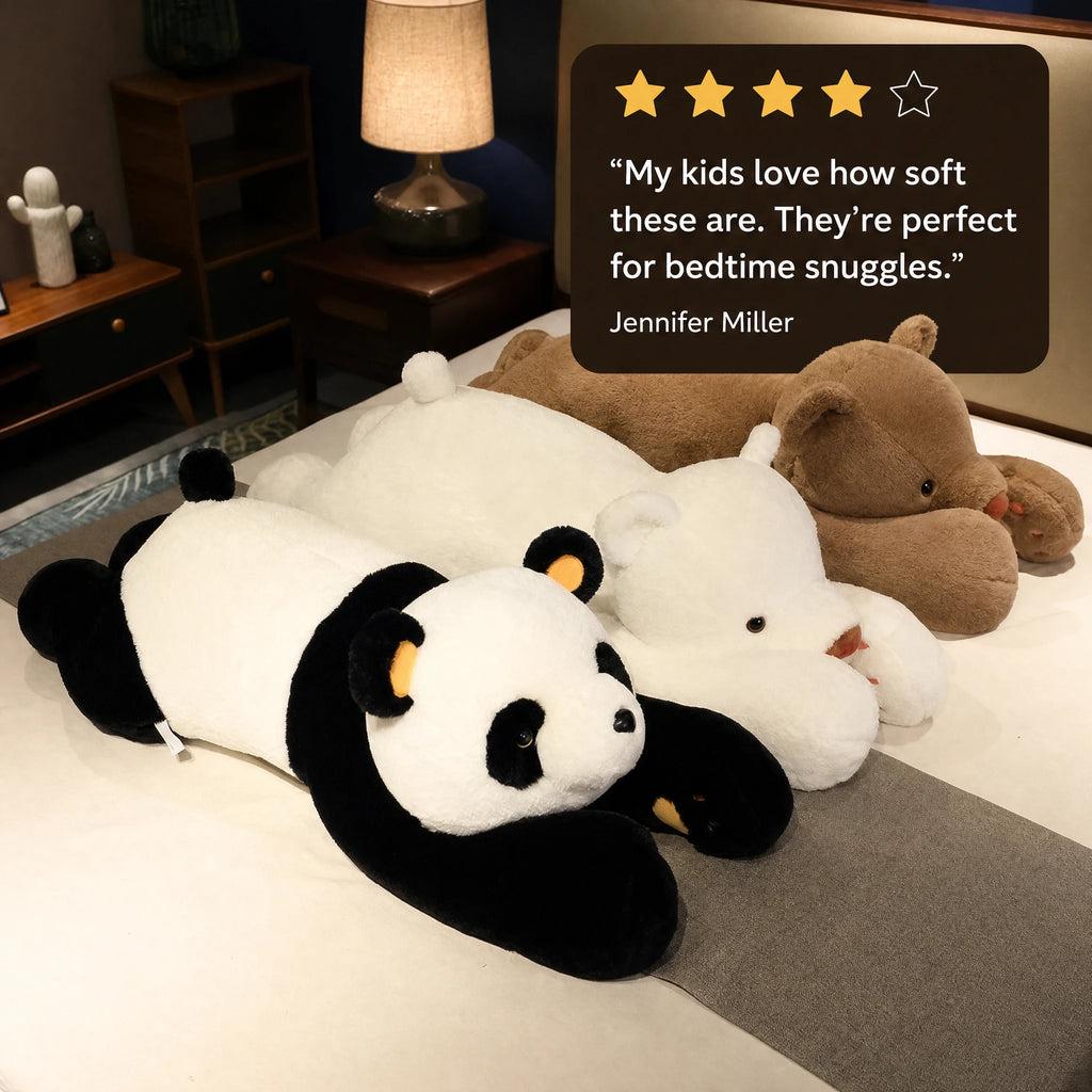 Giant Teddy Bear Plush in Panda, Brown or Polar Bear - Image témoignage