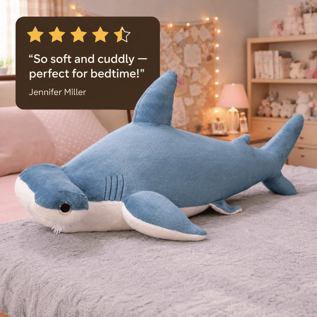 Giant Whale Shark Plush - Soft Stuffed Sea Animal - Image témoignage
