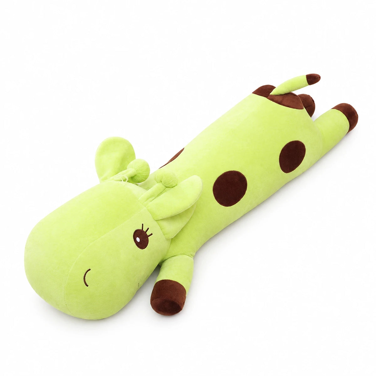 Giraffe Body Pillow with Plush Long Design - 14in / 35cm / Miko (Lime) … (5 tailles)