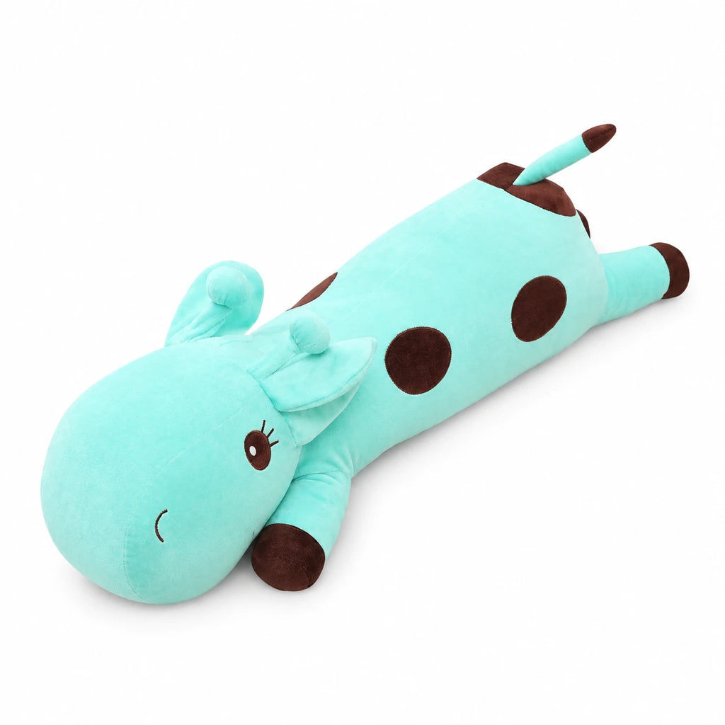 Giraffe Body Pillow with Plush Long Design - 14in / 35cm / Sky (Blue) … (5 tailles)