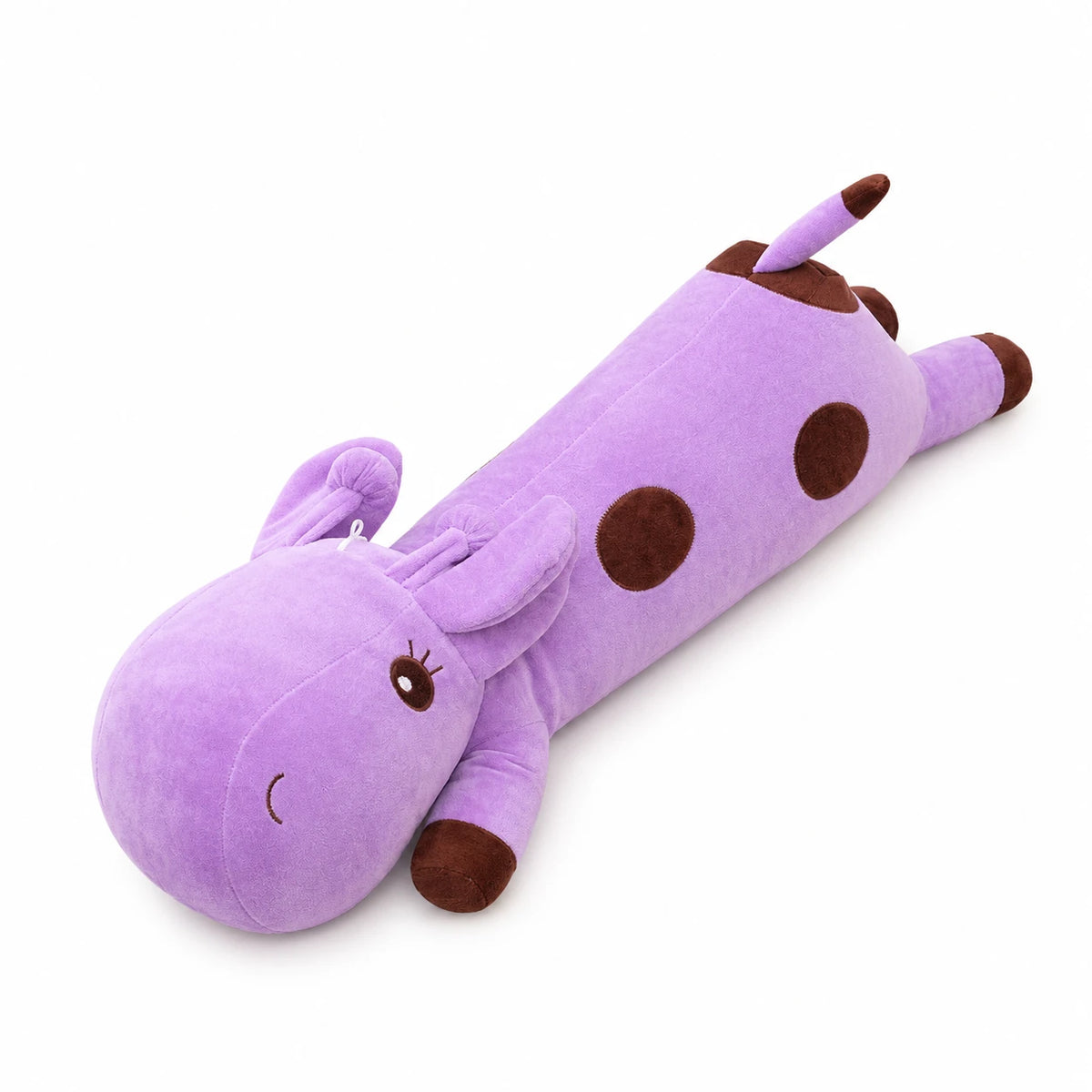 Giraffe Body Pillow with Plush Long Design - 14in / 35cm / Violet (Purple) … (5 tailles)