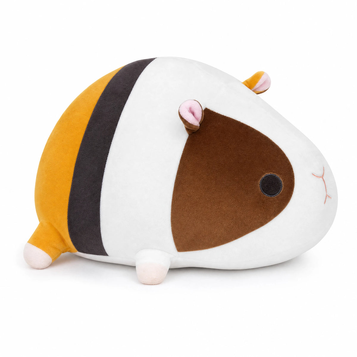 Guinea Pig Plush with Rounded Body and Soft Texture - Fond blanc