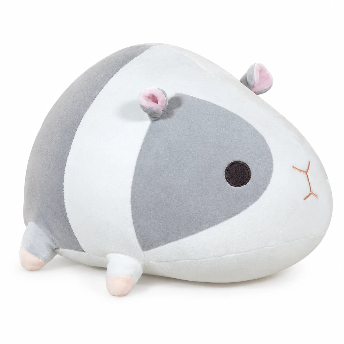 Guinea Pig Plush with Rounded Body and Soft Texture - Gray / 16in / 40cm · Gray / 20in / 50cm