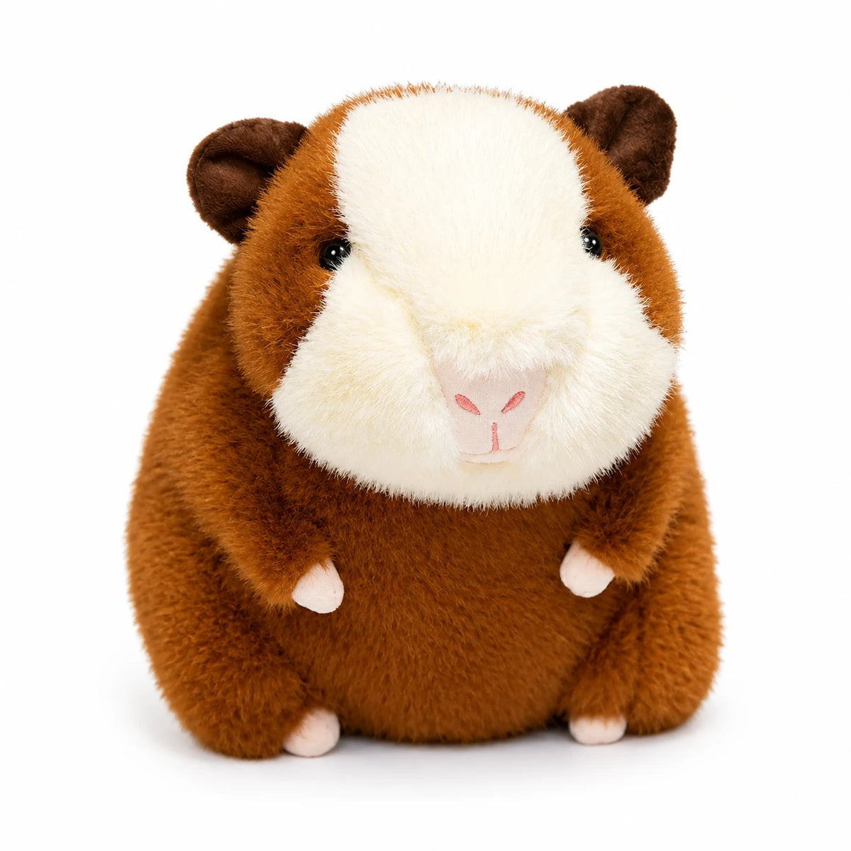 Guinea Pig Plush with Soft Brown and Cream Fur - Dark Brown / 10in / 25cm … (3 tailles)