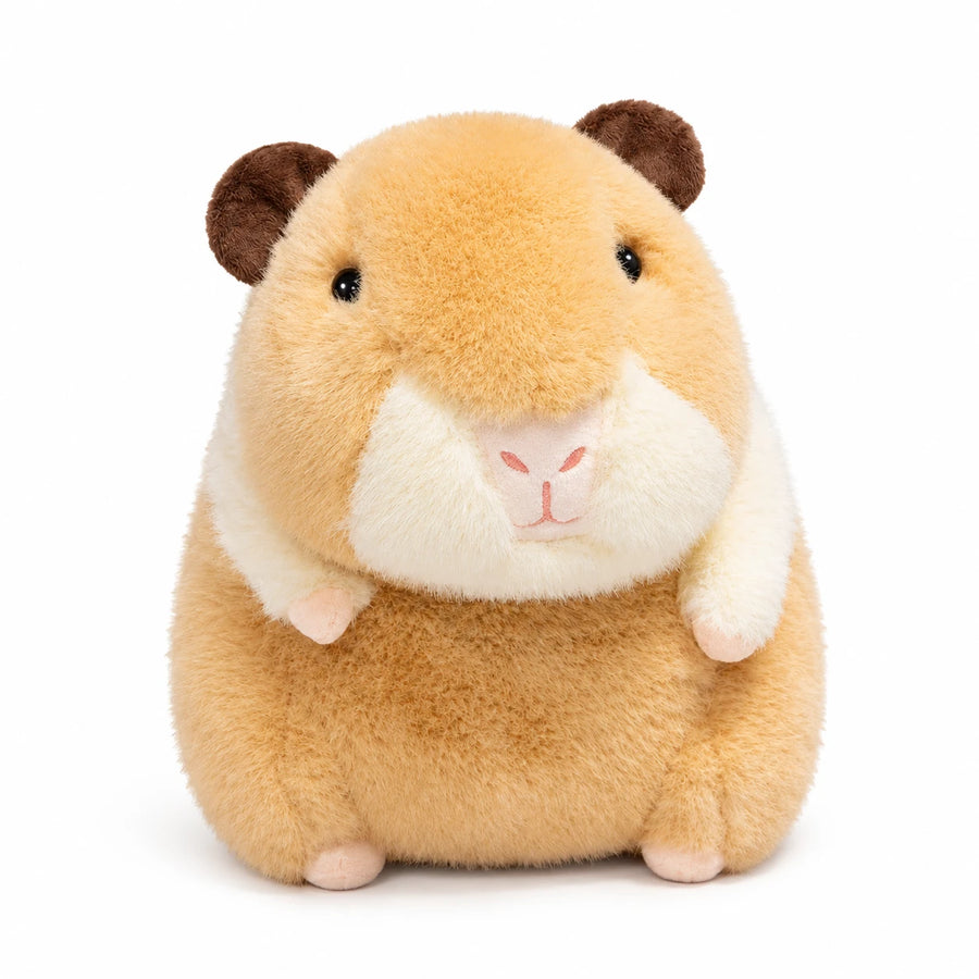 Guinea Pig Plush with Soft Brown and Cream Fur - Light Brown / 10in / 25cm … (3 tailles)