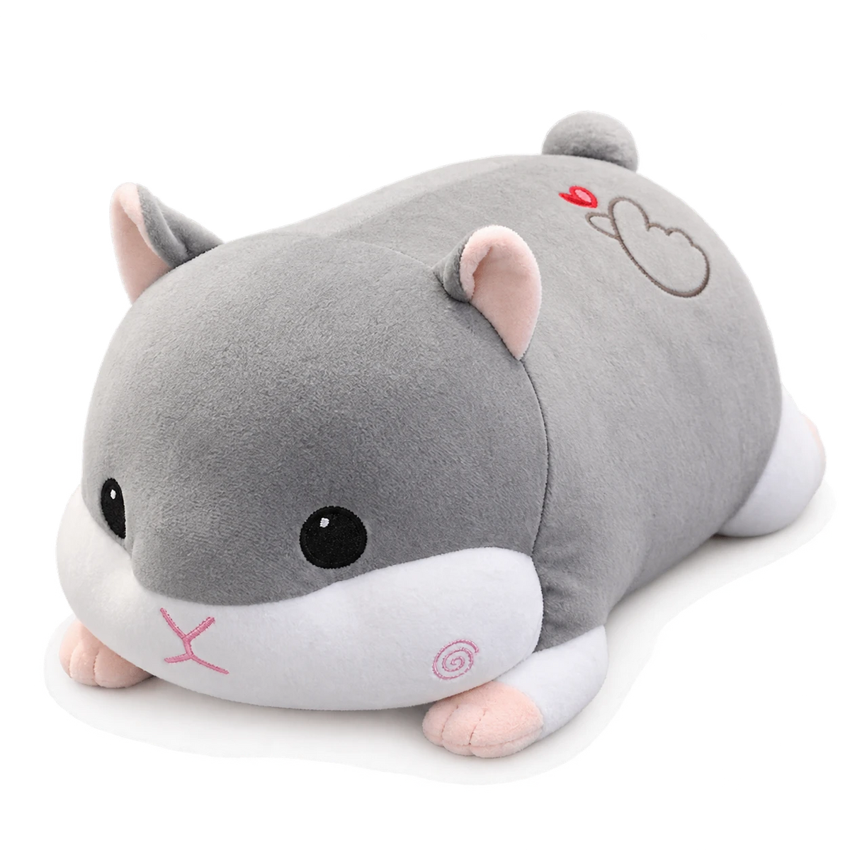 Hamster Plush Pillow with Chubby Body Design - Digger (Hamster) / 13in / 35cm … (4 tailles)