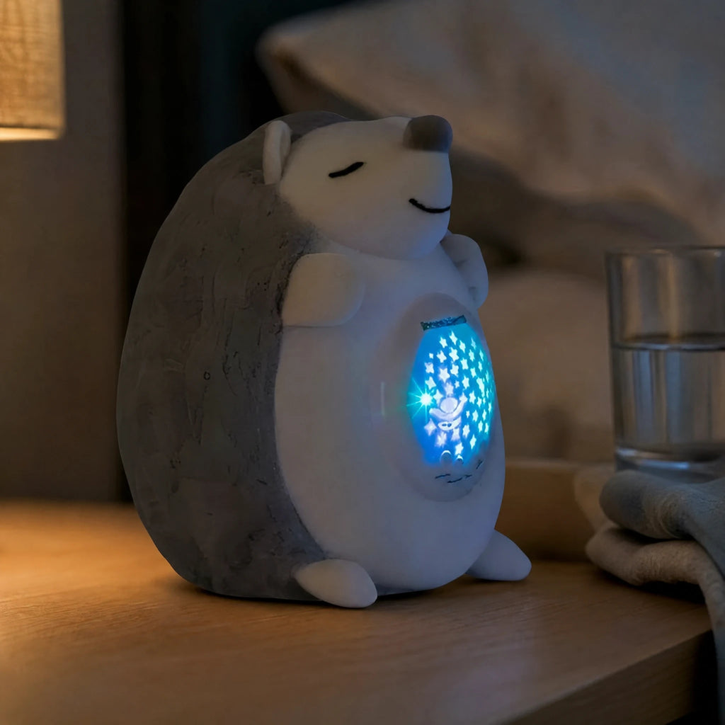 Hedgehog Night Light Plush with Star Projector - Utilisation du produit