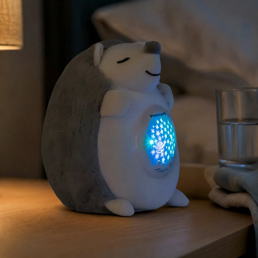 Hedgehog Night Light Plush with Star Projector - Utilisation du produit