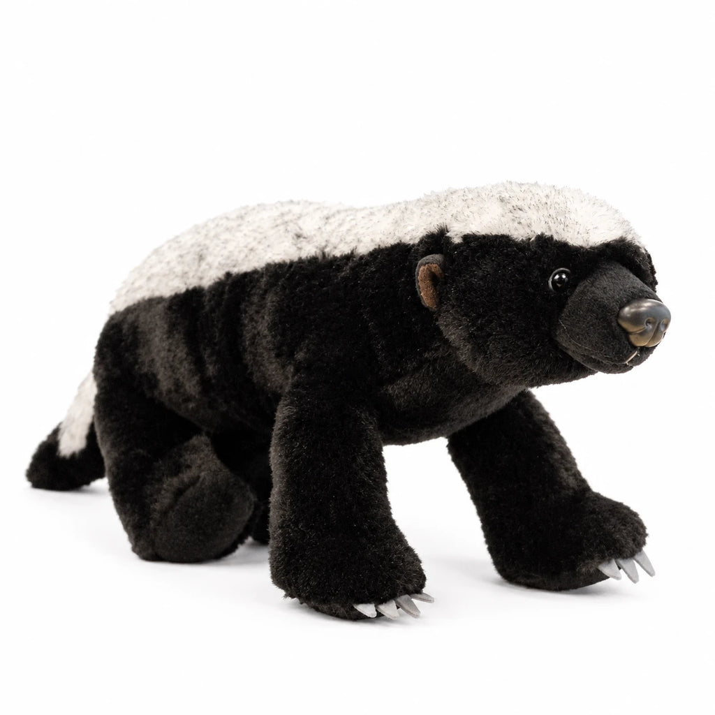 Honey Badger Plush with Realistic Features and Soft Fur - 15.5in / 40cm · 19.5in / 50cm