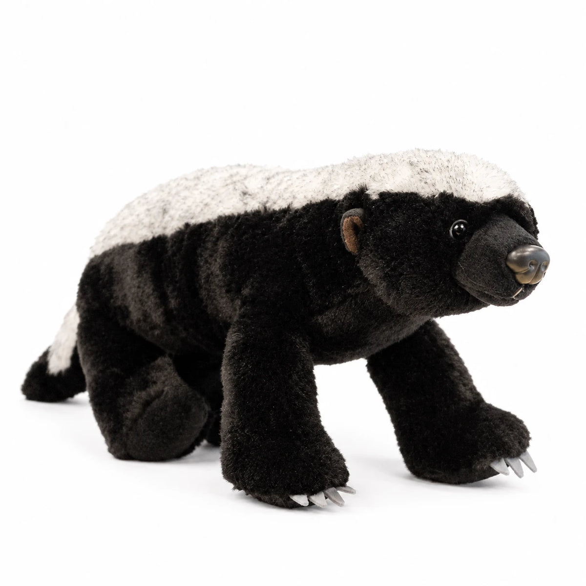 Honey Badger Plush with Realistic Features and Soft Fur - 15.5in / 40cm · 19.5in / 50cm