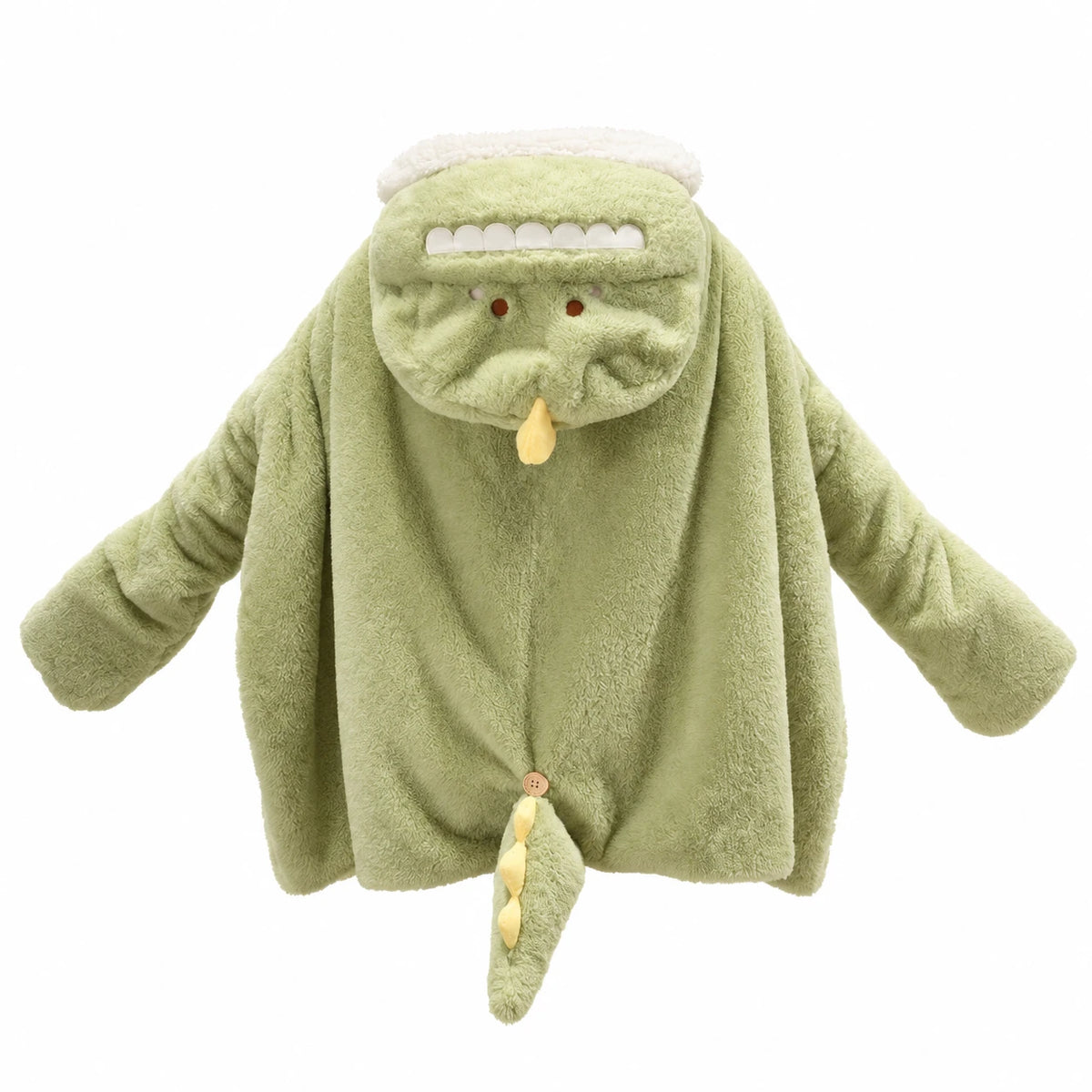 Hooded Blanket Cat with Paw Mittens, Black Plush - Dino / 47x43.5in / 120x110cm … (2 tailles)