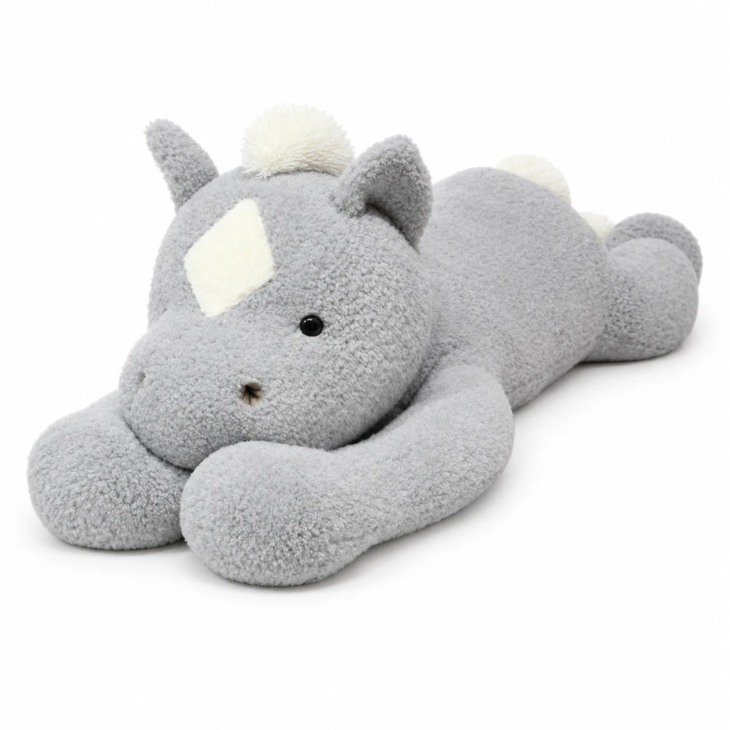 Horse Plush Toy with Diamond Mark and Oversized Hooves - Gray / 35.5in / 90cm … (3 tailles)