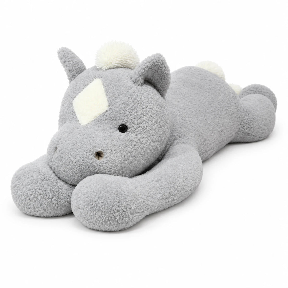 Horse Plush Toy with Diamond Mark and Oversized Hooves - Gray / 35.5in / 90cm … (3 tailles)