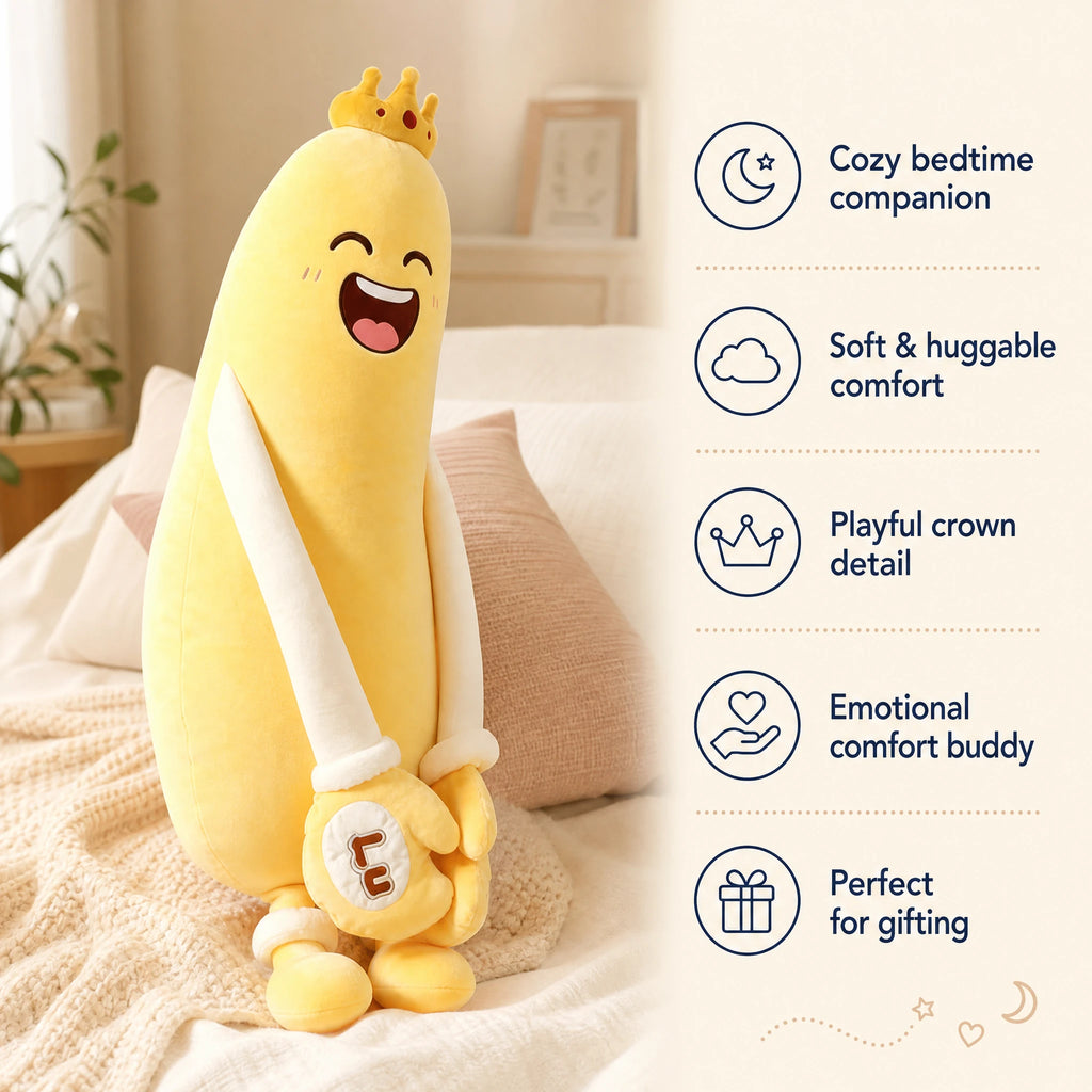 Hugging Plush Toy Mango Character with Patting Hands - Bénéfices produit