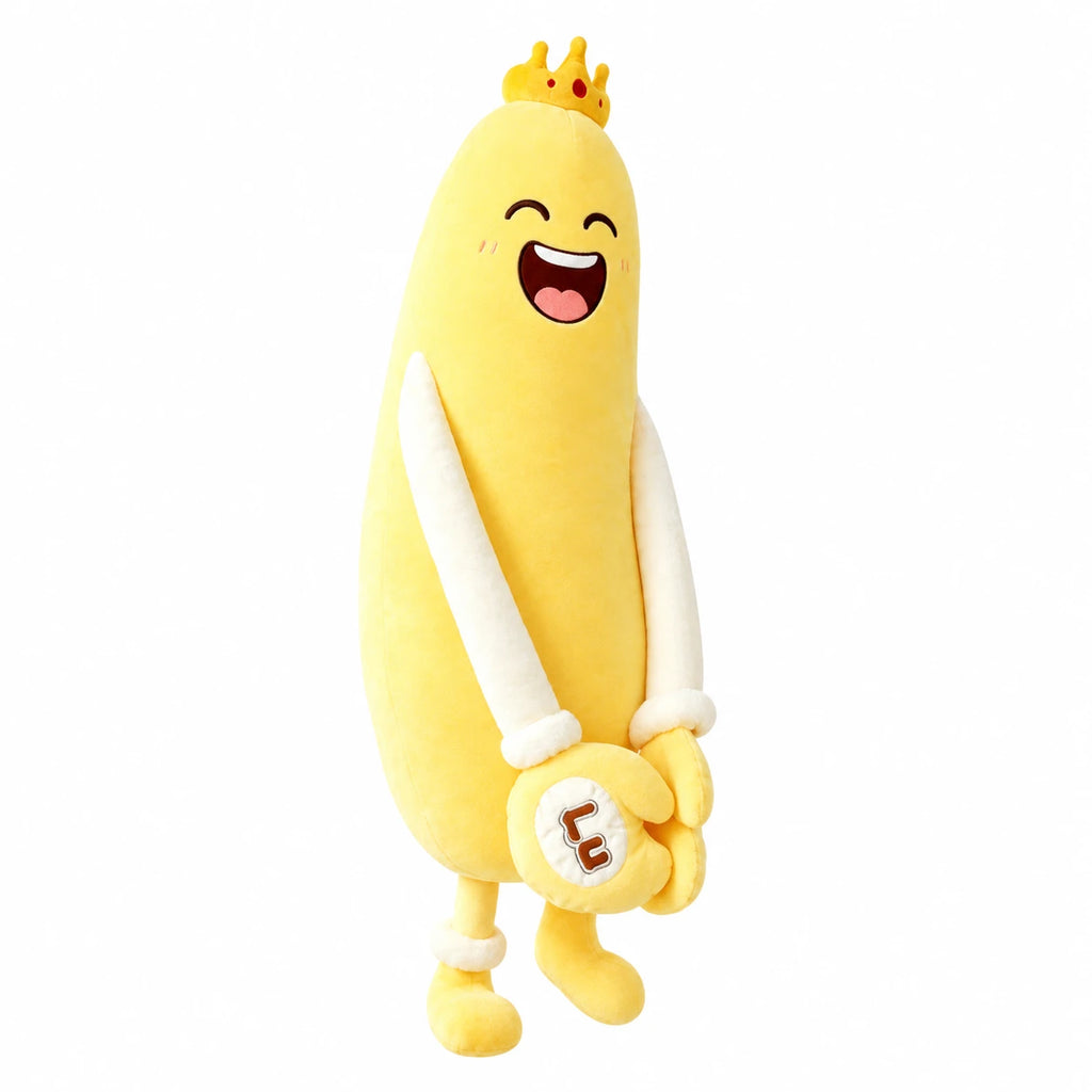 Hugging Plush Toy Mango Character with Patting Hands - Patting / 35in / 90cm · Patting / 47in / 120cm